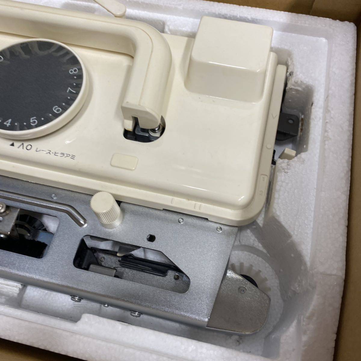 箱入☆SILVER REED シルバーリード レースキャリジ LC2 編み機 ハンド