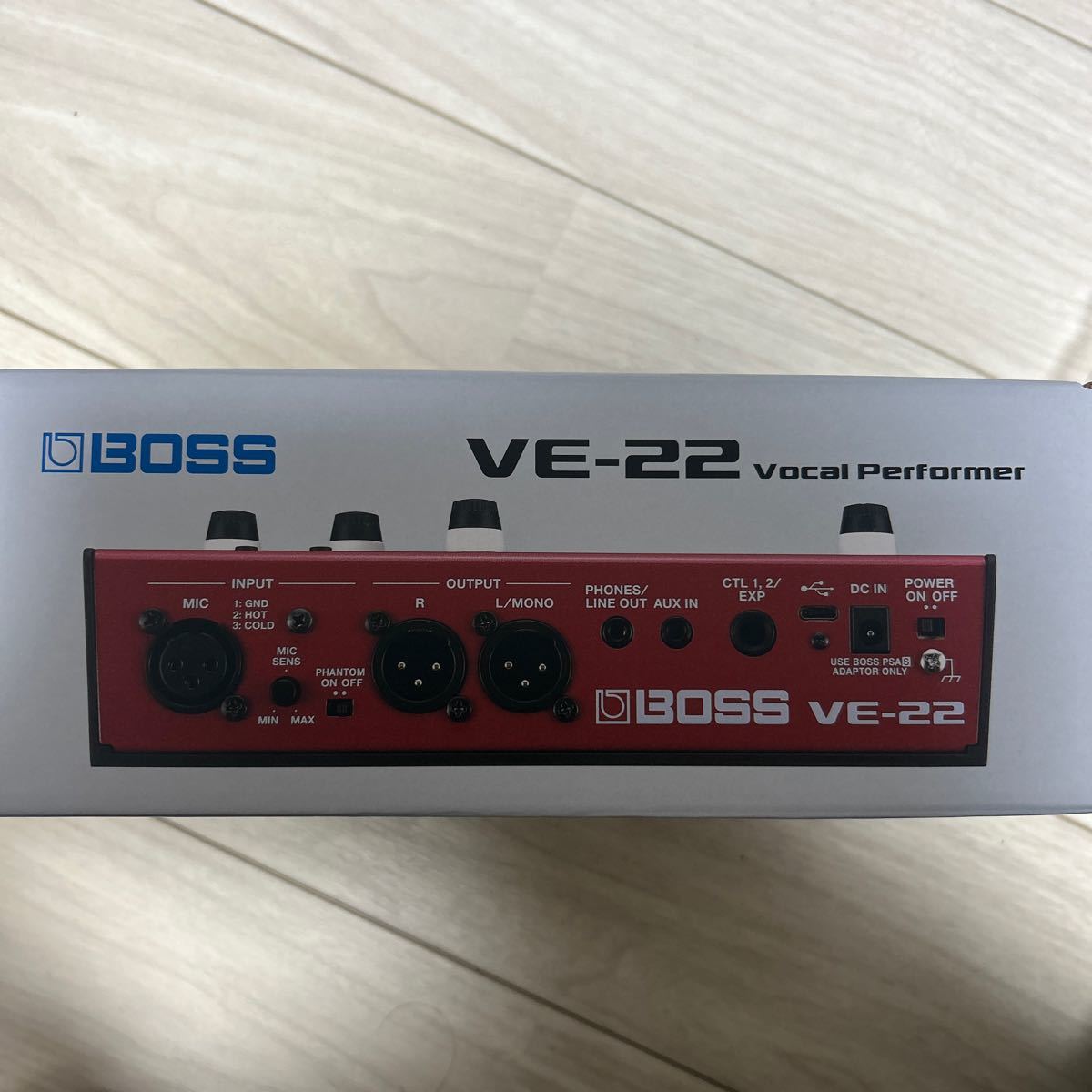 【未使用品】定価以下 純正アダプター付き BOSS VE-22 Vocal Performer ボーカルエフェクター 新製品ボス_3