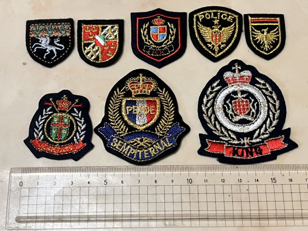 ワッペン　8枚　パッチ アップリケ_2