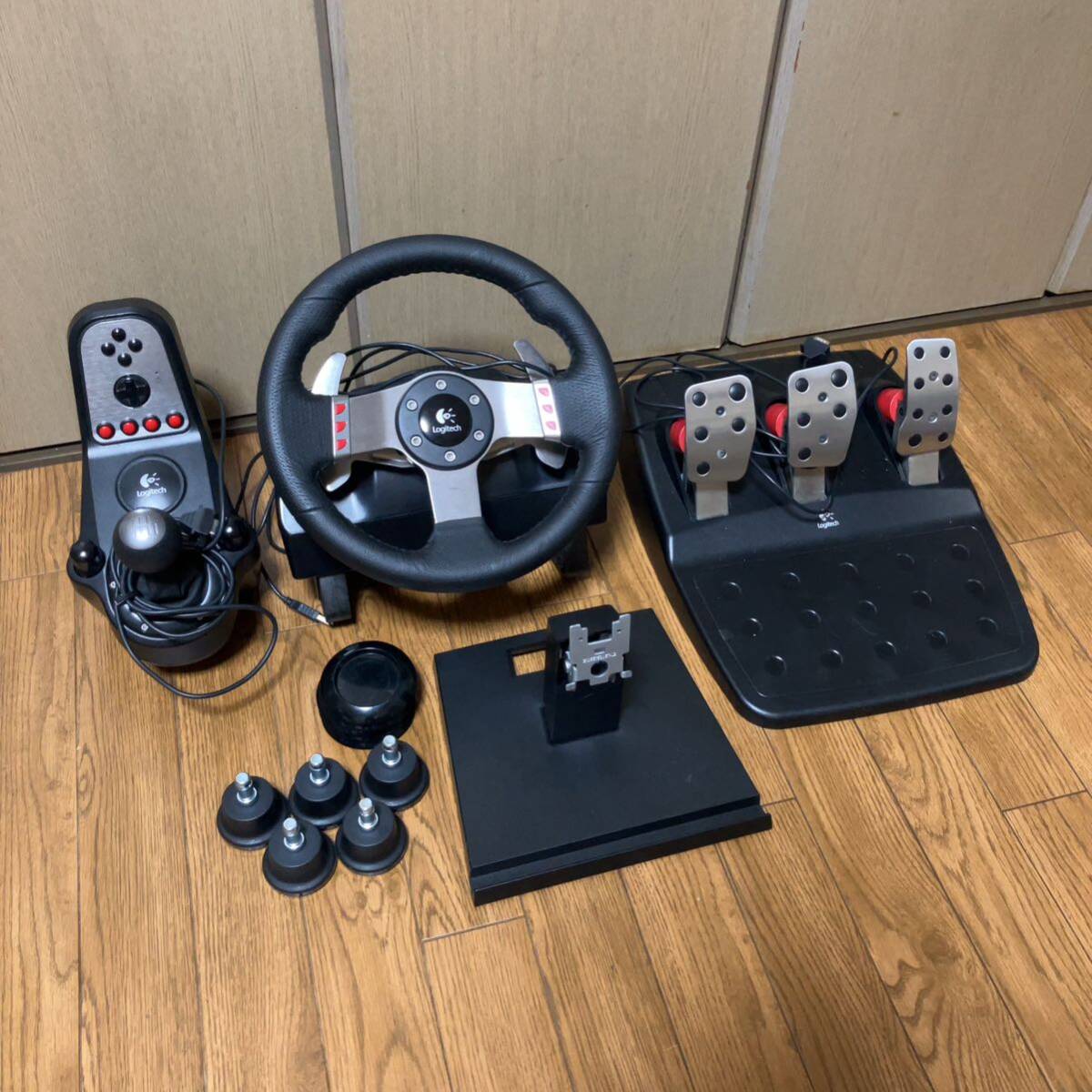 1円スタート】Logitech G27ハンドルコントローラー Logicool