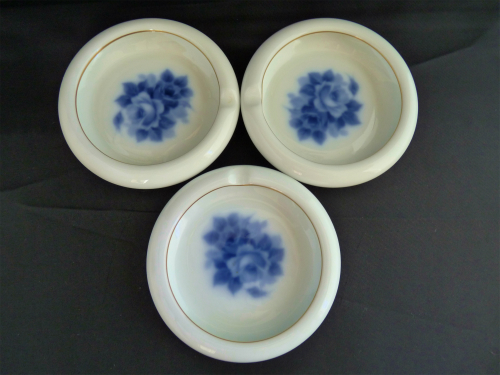 大倉陶園■大倉、ノリタケ　ダブルネーム　灰皿　3枚