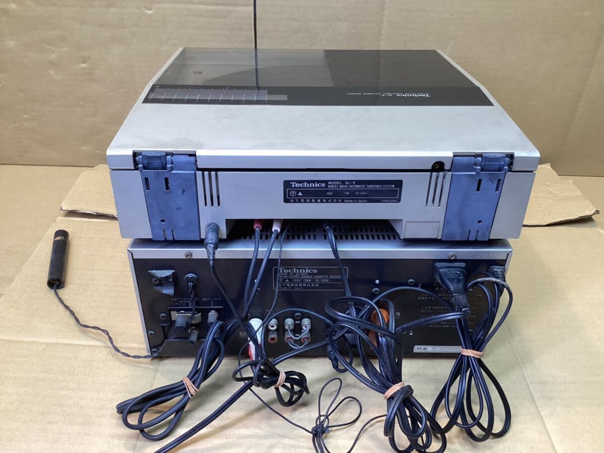 Technics テクニクス SL-6 レコードプレーヤー SA-K6W カセット