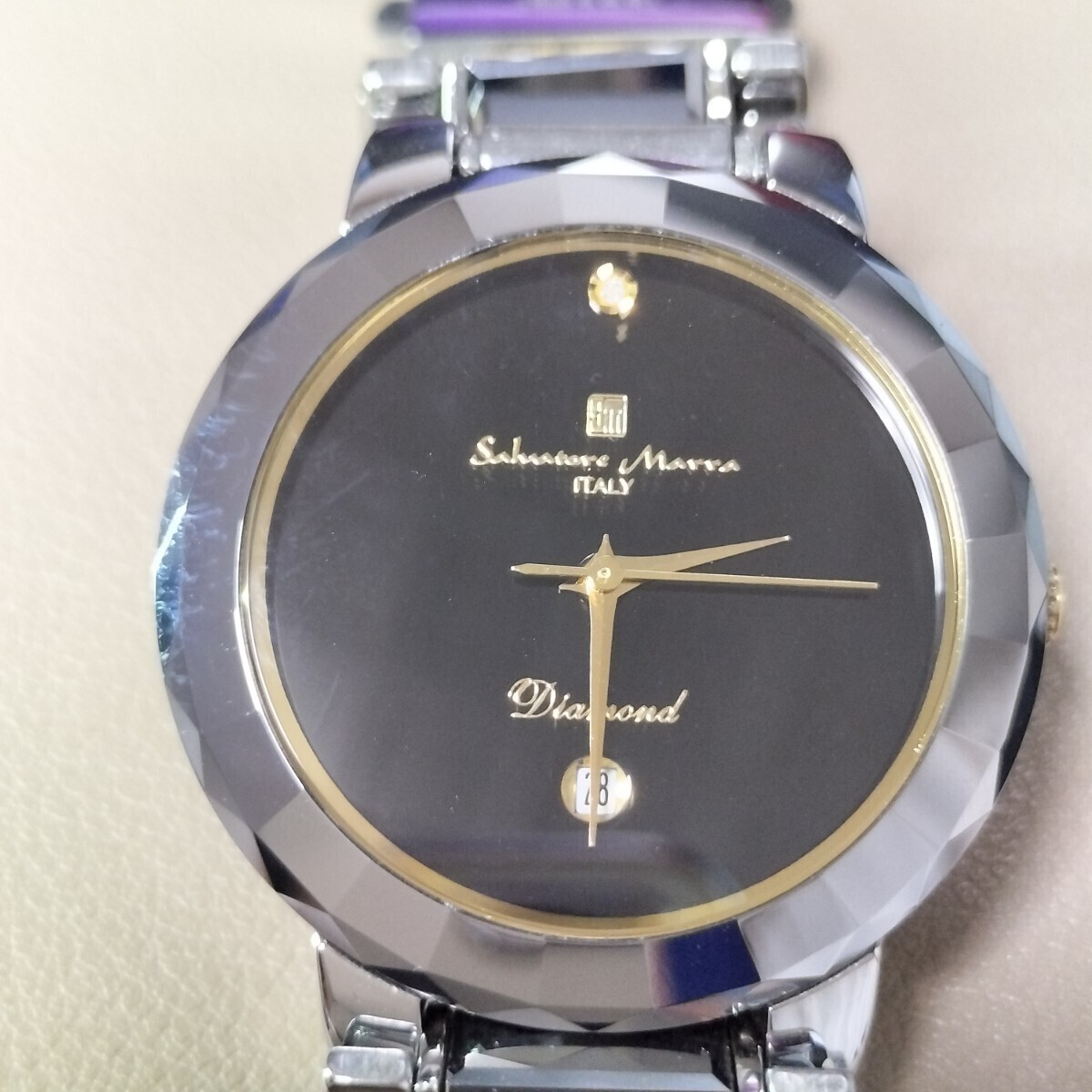 現状品 腕時計 サルバトーレマーラ Salvatore Marra SM7025 天然