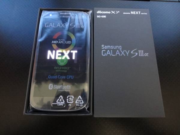docomo Galaxy S3α　SC-03E　GLAY 白ロム 新品同様　保証書_1
