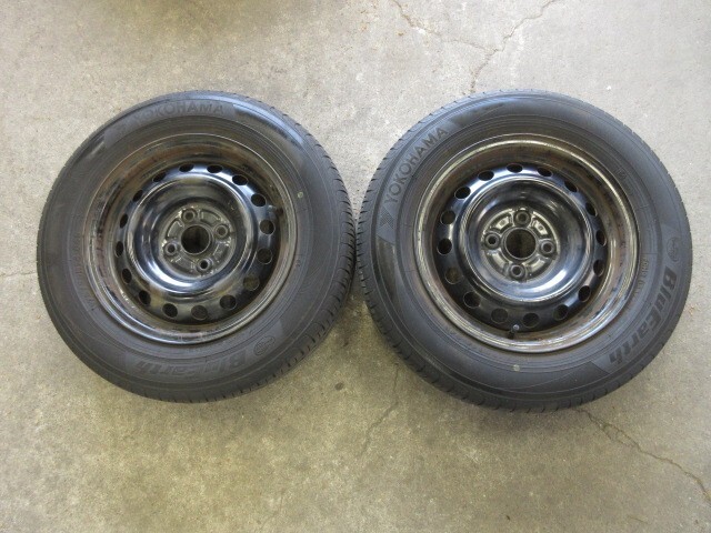 トヨタ純正 シエンタ NCP81 14インチ スチールホイール タイヤ付 175 
