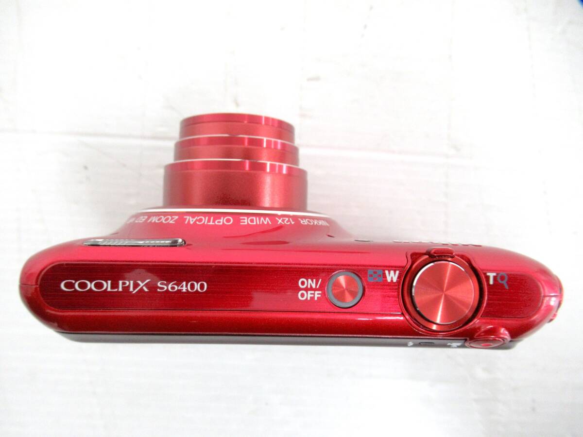 【Nikon/ニコン】卯④412//COOLPIX S6400 レッド/コンデジ/コンパクトデジタルカメラ_3