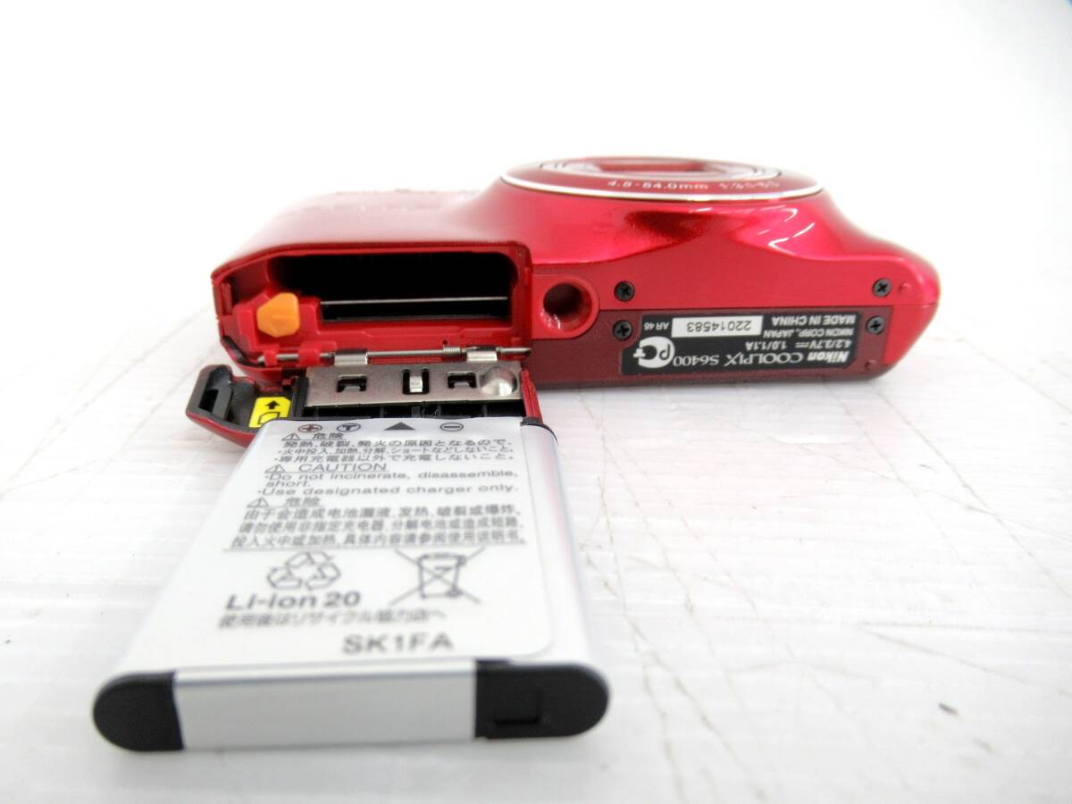 【Nikon/ニコン】卯④412//COOLPIX S6400 レッド/コンデジ/コンパクトデジタルカメラ_8