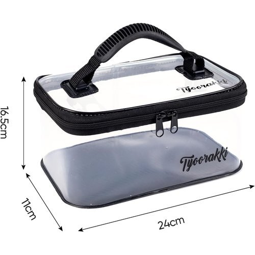 釣り 持ち運び便利 ソフトな持ち手 透明な上蓋 ルアーケース ミニ EVA 3個セット/1個 タックルボックス 276_9