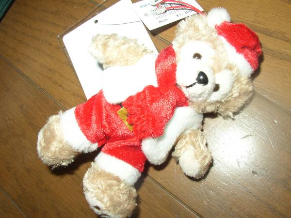 ディズニーシ―★ダッフィークリスマスストラップ新品タグ付き_1