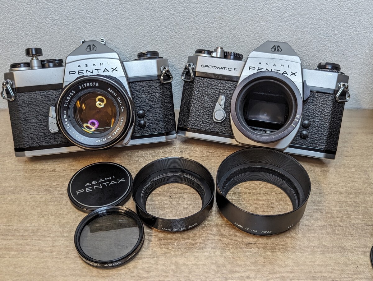 希少☆ASAHI PENTAX SL・SP・SPF・Super-Multi-Coated TAKUMAR 1.8/55