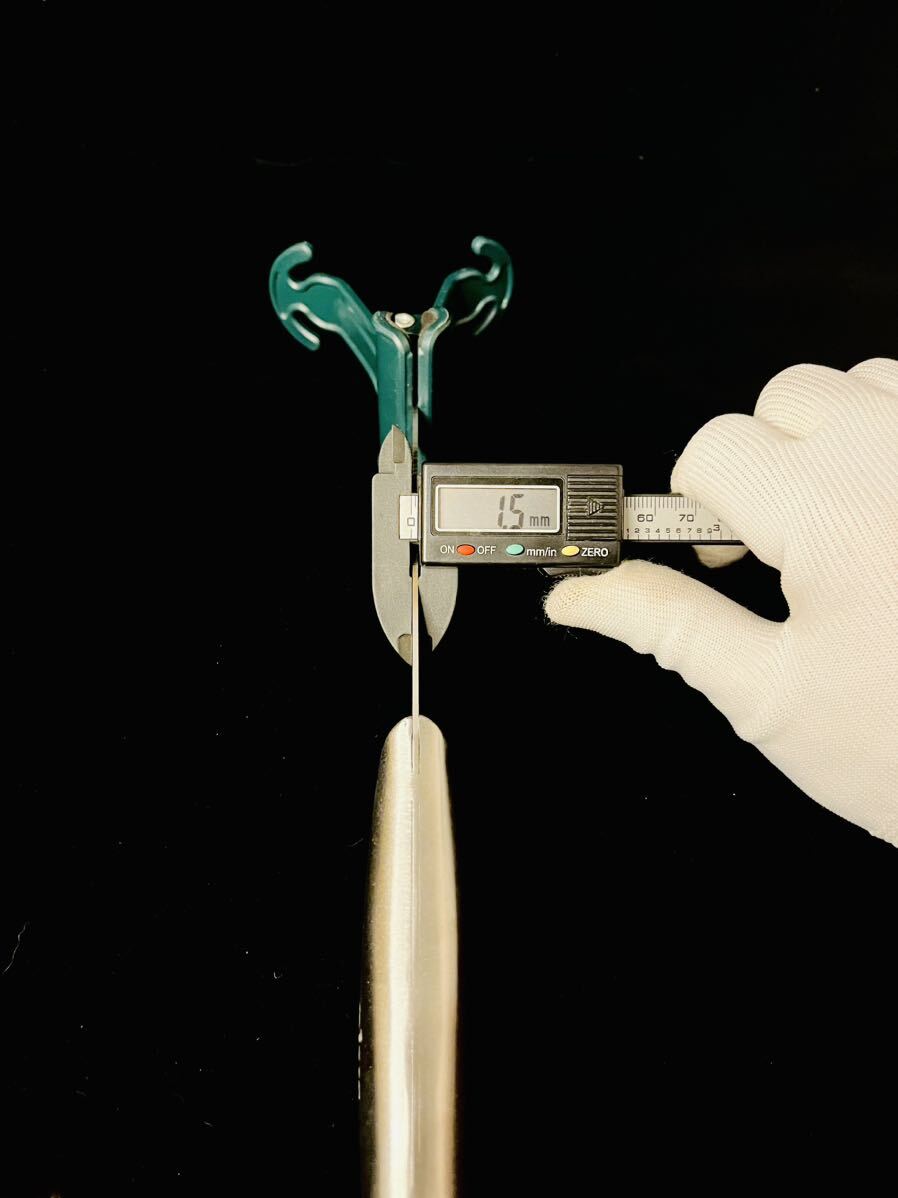 ［3-2-2］フルメタル包丁3点セット　万能包丁　中華包丁　ペティーナイフ_7