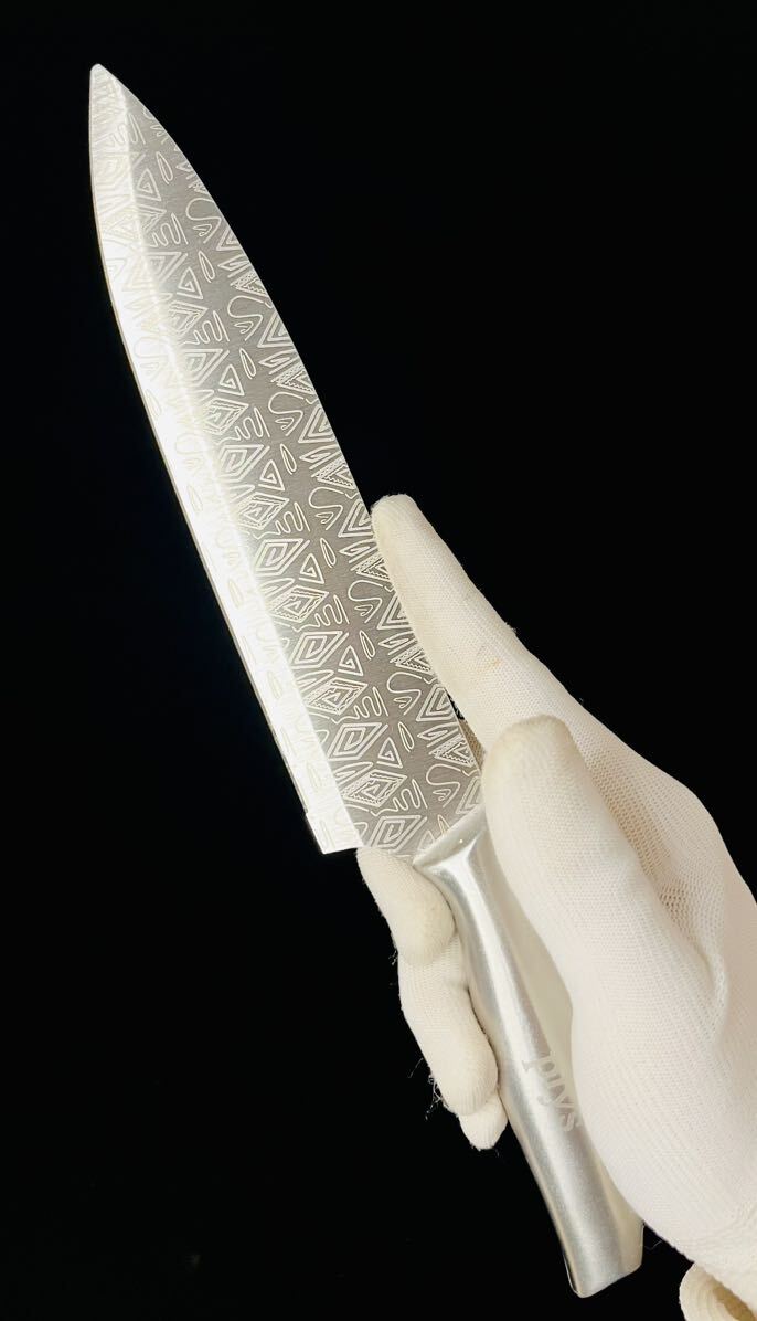 ［3-2-2］フルメタル包丁3点セット　万能包丁　中華包丁　ペティーナイフ_8