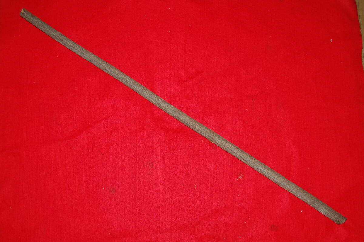 【めったに出ないロングサイズ！】特選上級品/限定原木牛殺し柄　鎌柄カマツカ大ハンマー鉈玄能柄1025mmX28mm_2