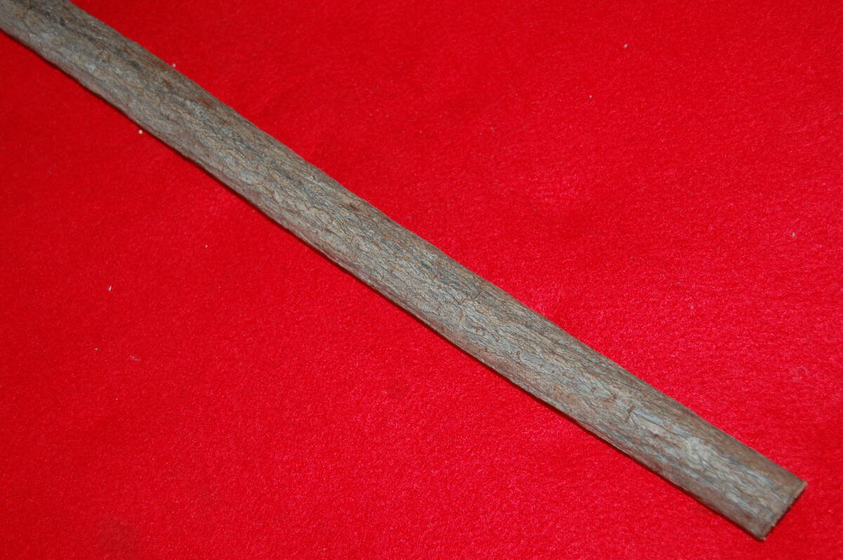 【めったに出ないロングサイズ！】特選上級品/限定原木牛殺し柄　鎌柄カマツカ大ハンマー鉈玄能柄1025mmX28mm_5