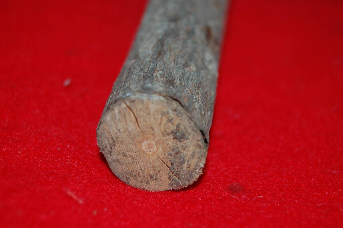 【めったに出ないロングサイズ！】特選上級品/限定原木牛殺し柄　鎌柄カマツカ大ハンマー鉈玄能柄1025mmX28mm_7