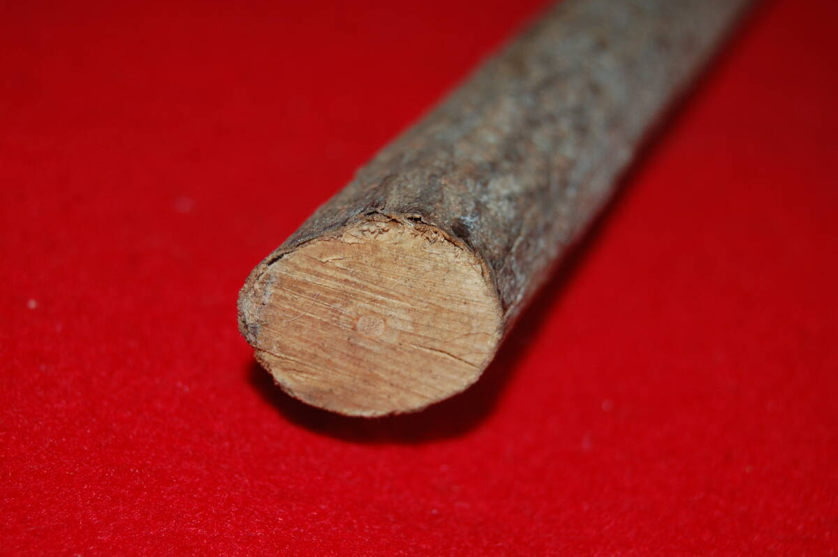 【めったに出ないロングサイズ！】特選上級品/限定原木牛殺し柄　鎌柄カマツカ大ハンマー鉈玄能柄1025mmX28mm_8