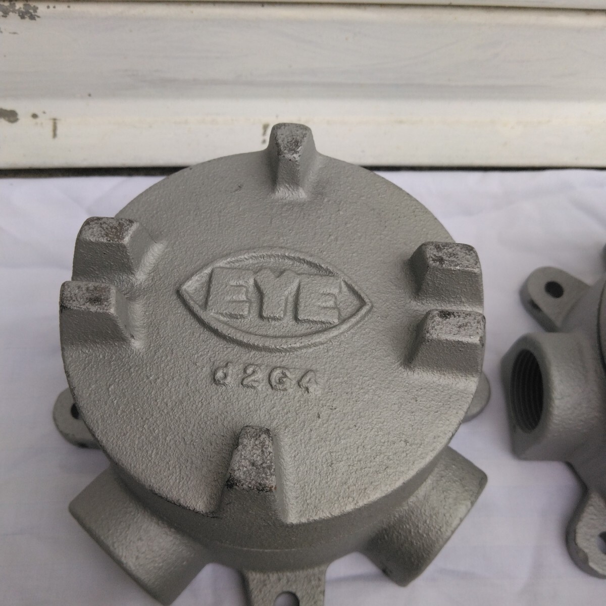 防爆ジャンクションボックス IWASAKI 岩崎電機 4個セット キャップ付き_2