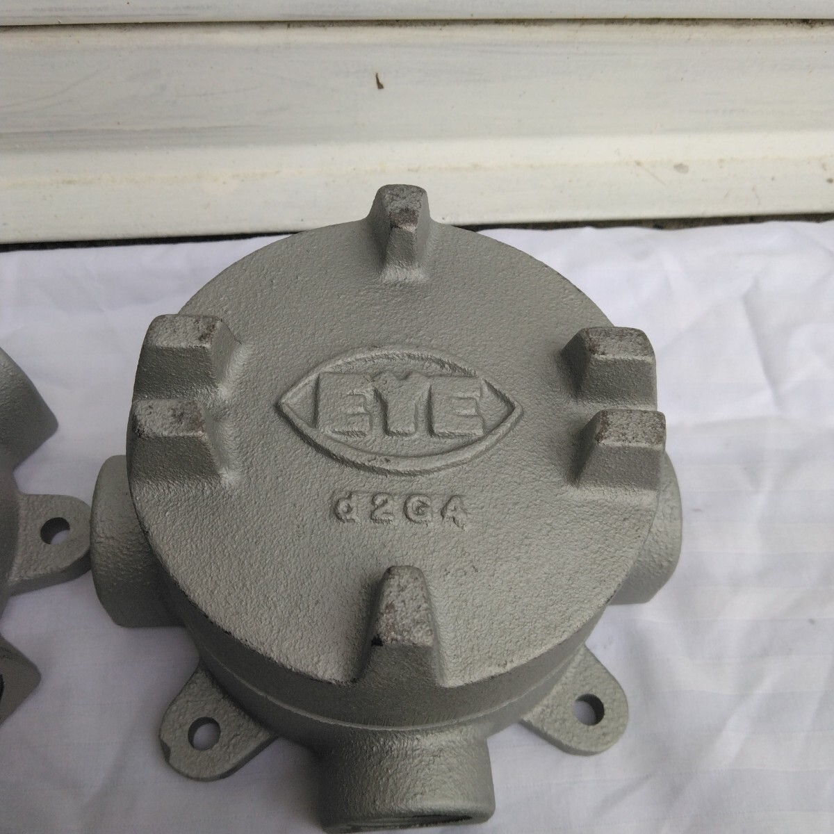 防爆ジャンクションボックス IWASAKI 岩崎電機 4個セット キャップ付き_3