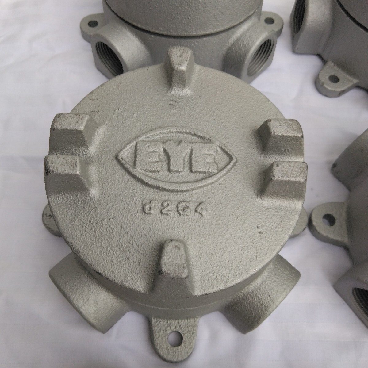 防爆ジャンクションボックス IWASAKI 岩崎電機 4個セット キャップ付き_4