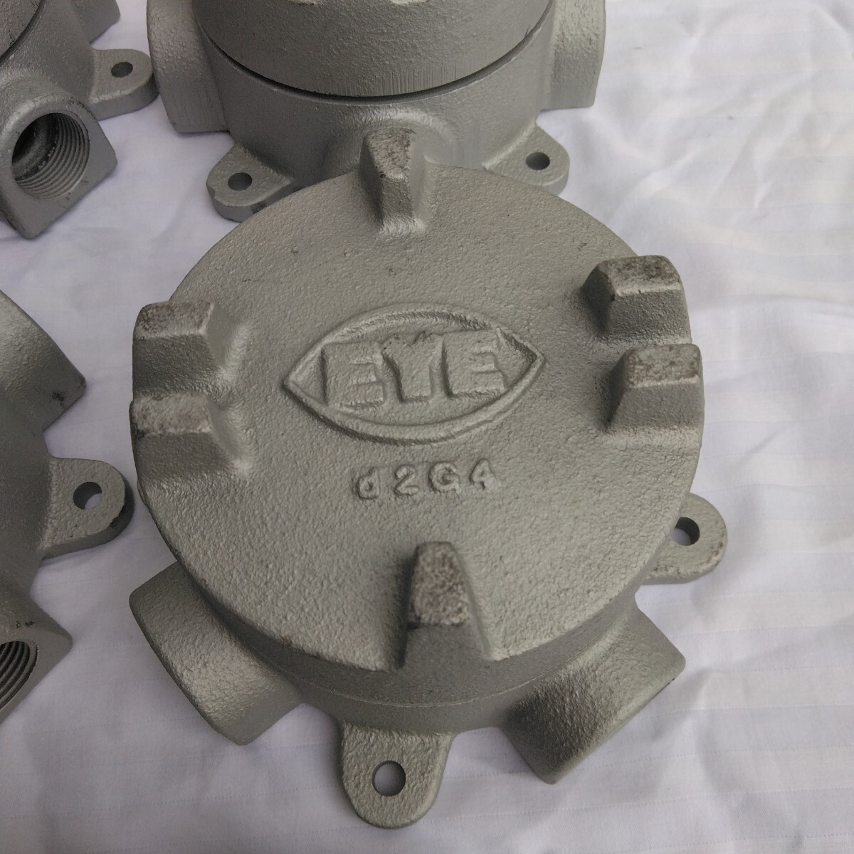 防爆ジャンクションボックス IWASAKI 岩崎電機 4個セット キャップ付き_5