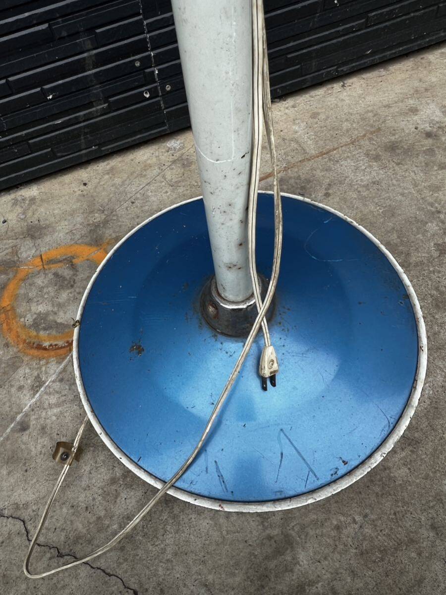 AK8134●昭和レトロ NATIONAL ナショナル F-40WR 大型 扇風機 ファン ３枚羽根 ブルー 40cm 当時物 ELECTRIC FAN　通電不可　現状渡し_9