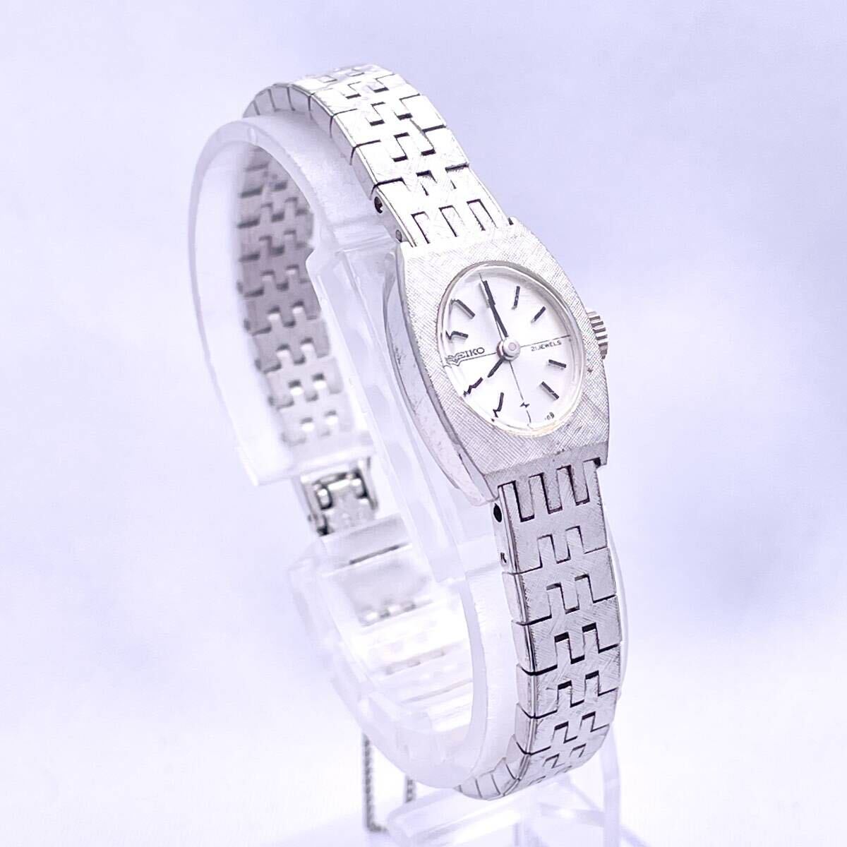 SEIKO セイコー 11-7060 腕時計 ウォッチ 手巻き 機械式 21JEWELS 21石 WGP 銀 シルバー P866(セイコー ...