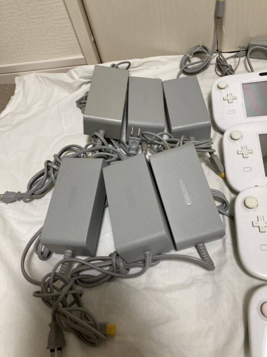 Nintendo 任天堂 WiiU本体 6台 ゲームパッド 4台ACアダプター7個セット