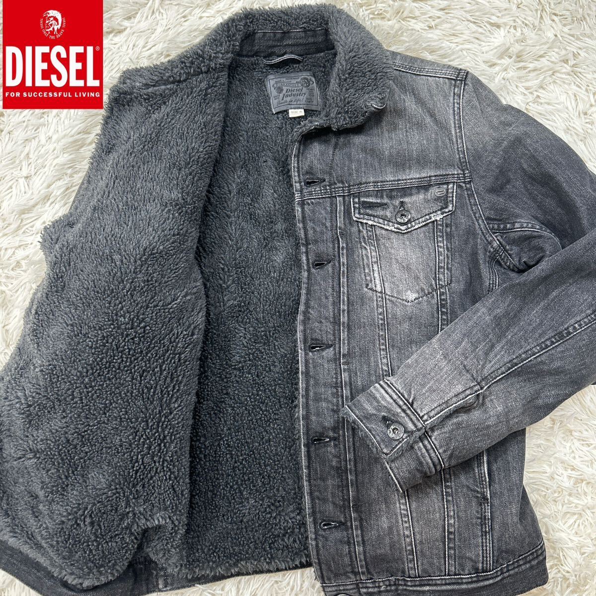 真冬の極上品】極美品 DIESEL ディーゼル Gジャン デニムジャケット L