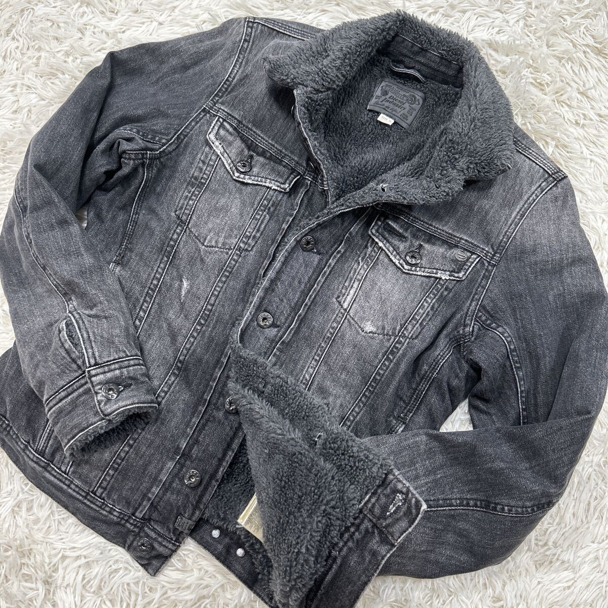 真冬の極上品】極美品 DIESEL ディーゼル Gジャン デニムジャケット L