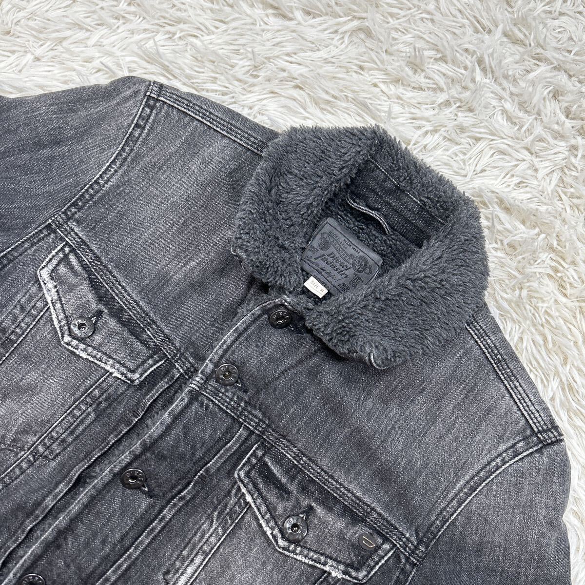 真冬の極上品】極美品 DIESEL ディーゼル Gジャン デニムジャケット L