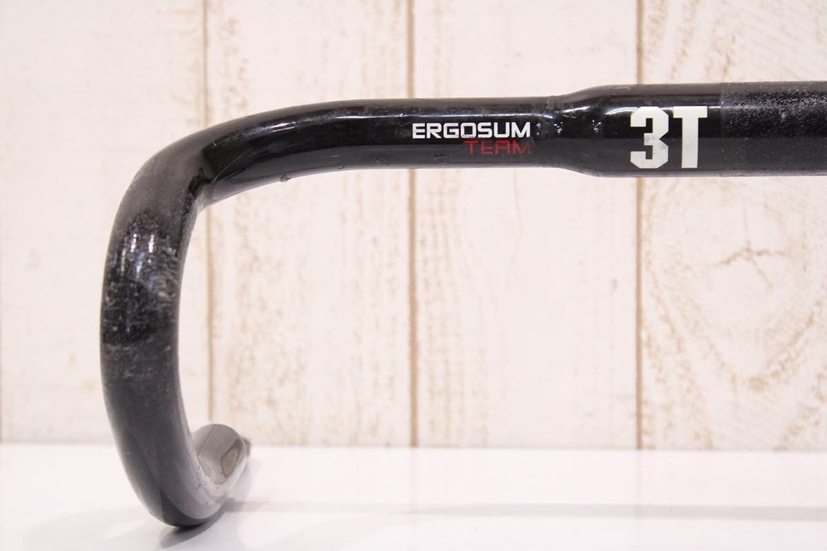 ☆3T ERGOSUM TEAM カーボンドロップハンドル 400mm(C-C) 【公式通販】