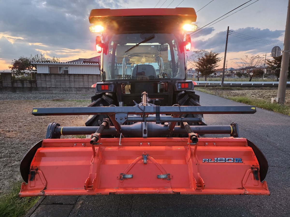 クボタ トラクター KL34Z ★ フロントローダー ★ 4WD ★ 34馬力 ★ エアコンキャビ ★ 自動水平 ★ 純正 ロータリー RL180R _3