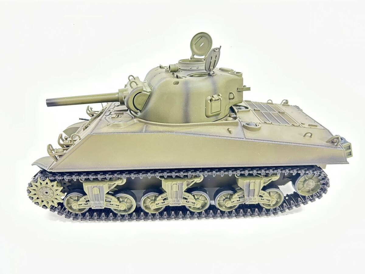 8-22-9 HENG LONG 1/16 M4A3 SHERMAN 105mm 戦車 ラジコン プロポ 軍用