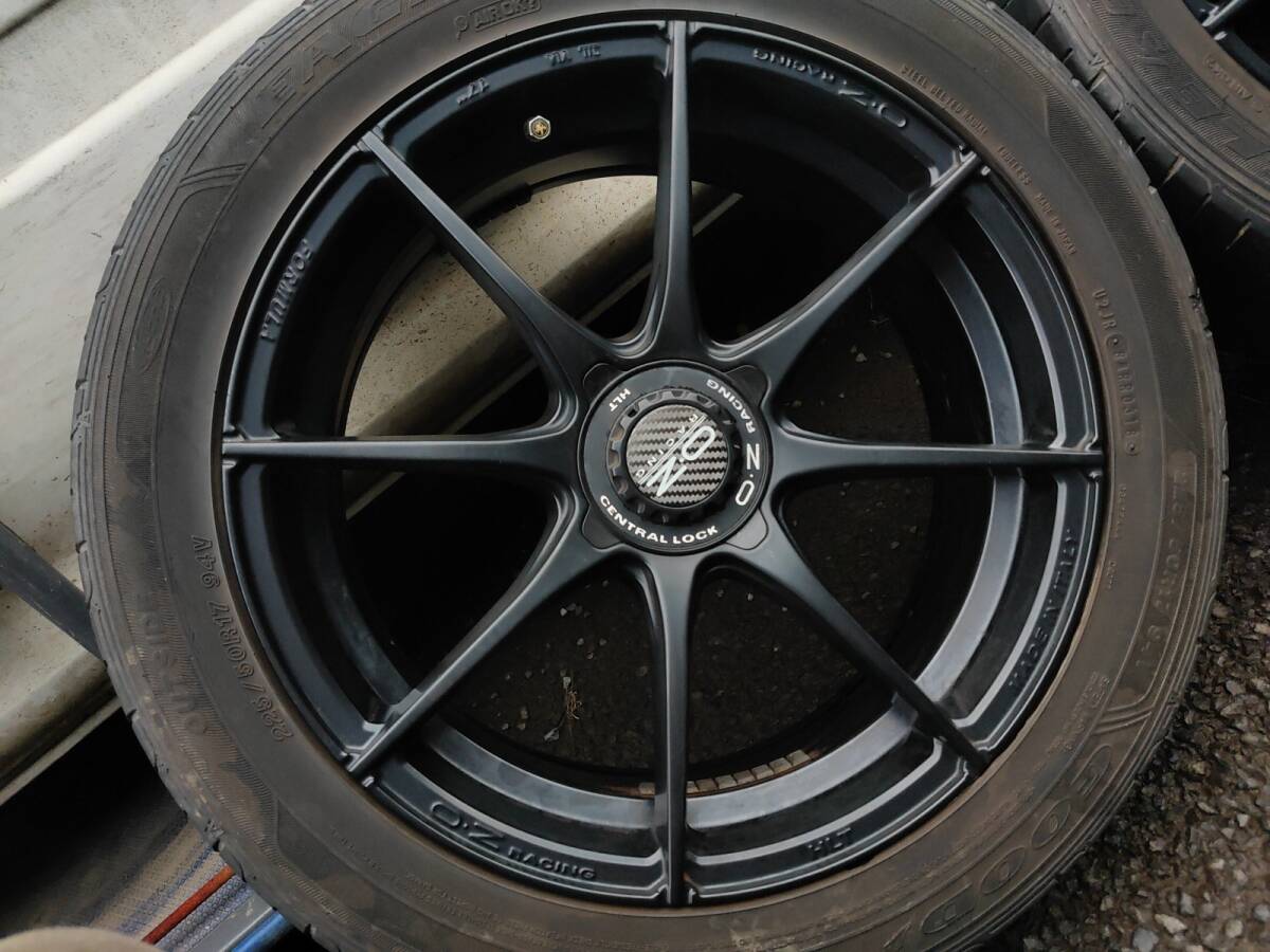 4穴PCD108 軽量OZレーシング フォーミュラHLT 17インチ7Jインセット25 
