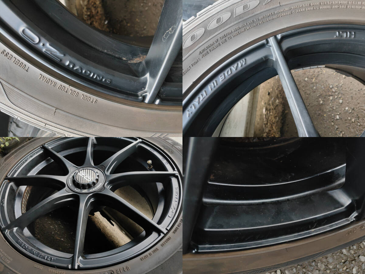 4穴PCD108 軽量OZレーシング フォーミュラHLT 17インチ7Jインセット25 