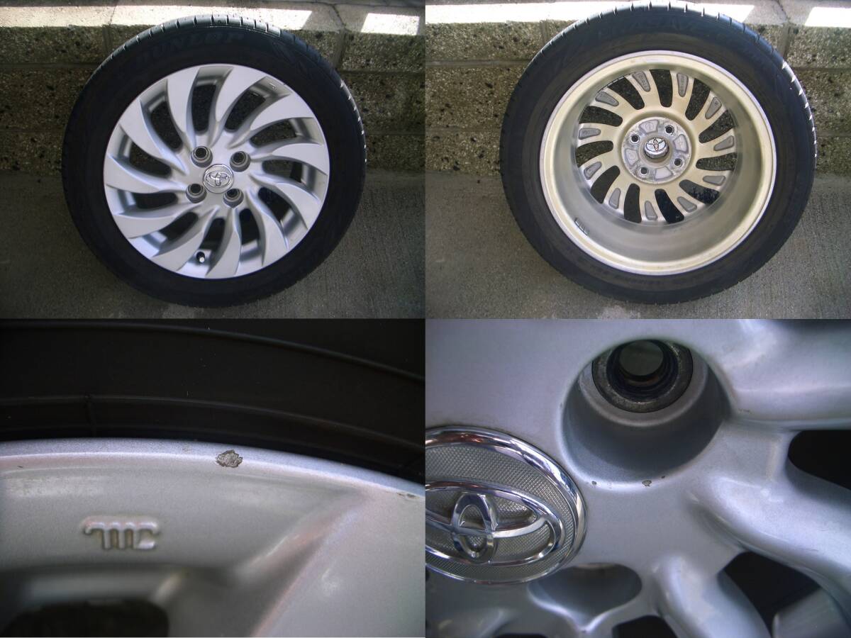 美品 二代目 bB QNC20 QNC21 純正ホイール 185/55R15 4本セット 
