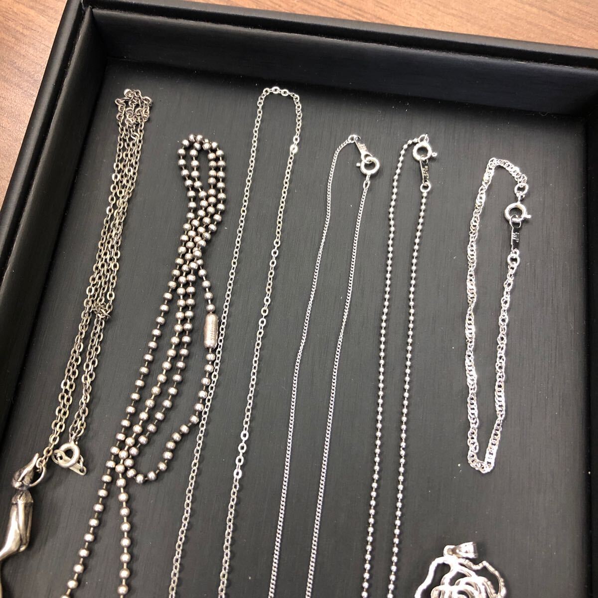 整理品】SILVER 925/STERLING SILVER リング ネックレス トップ