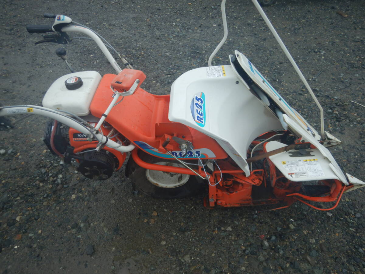 岩手発】クボタ バインダー RE20 1条刈 1輪 動作品 難あり 中古現状170 