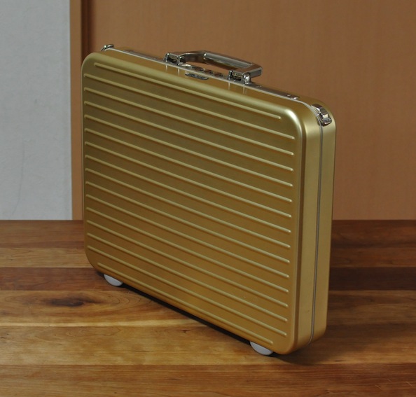 Rimowa Aluminum Suitcase Rimowa Attache Gold RIMOWA GOLD SAFE