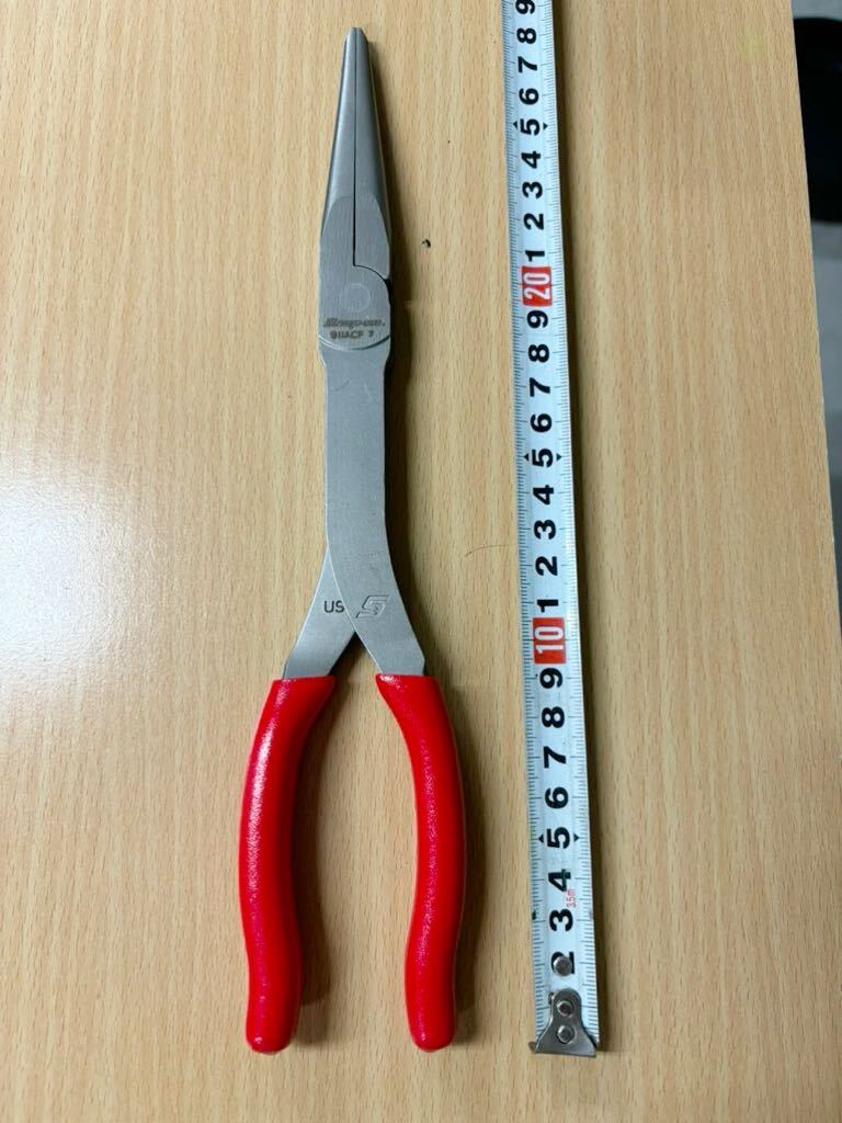 SNAP-ON スナップオン ロングノーズストレートプライヤー 911ACF 未
