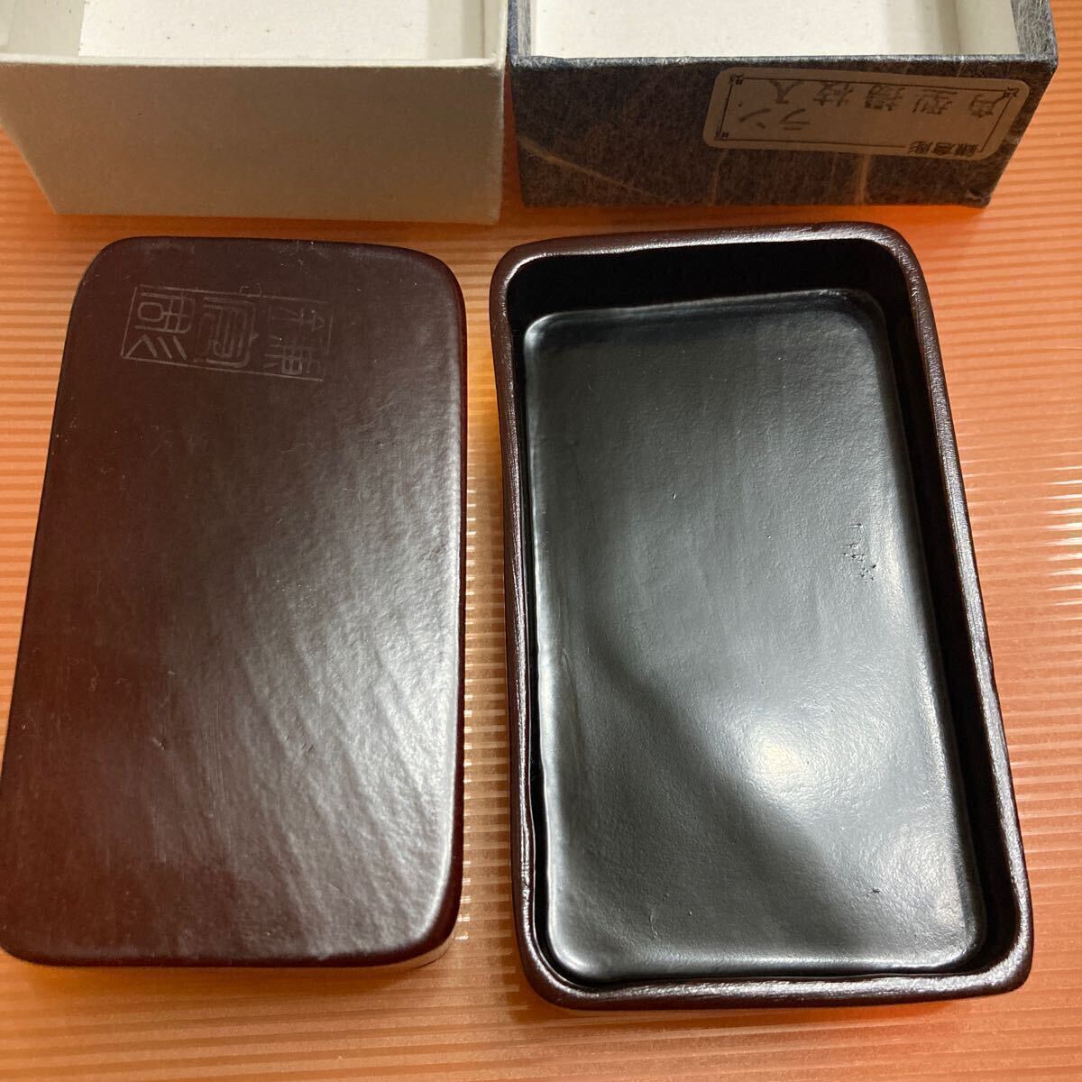 鎌倉彫　角型楊枝入　ラン_4