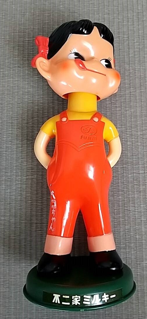 懸賞当選品 不二家 FUJIYA 首振りペコちゃん 30センチ デッド