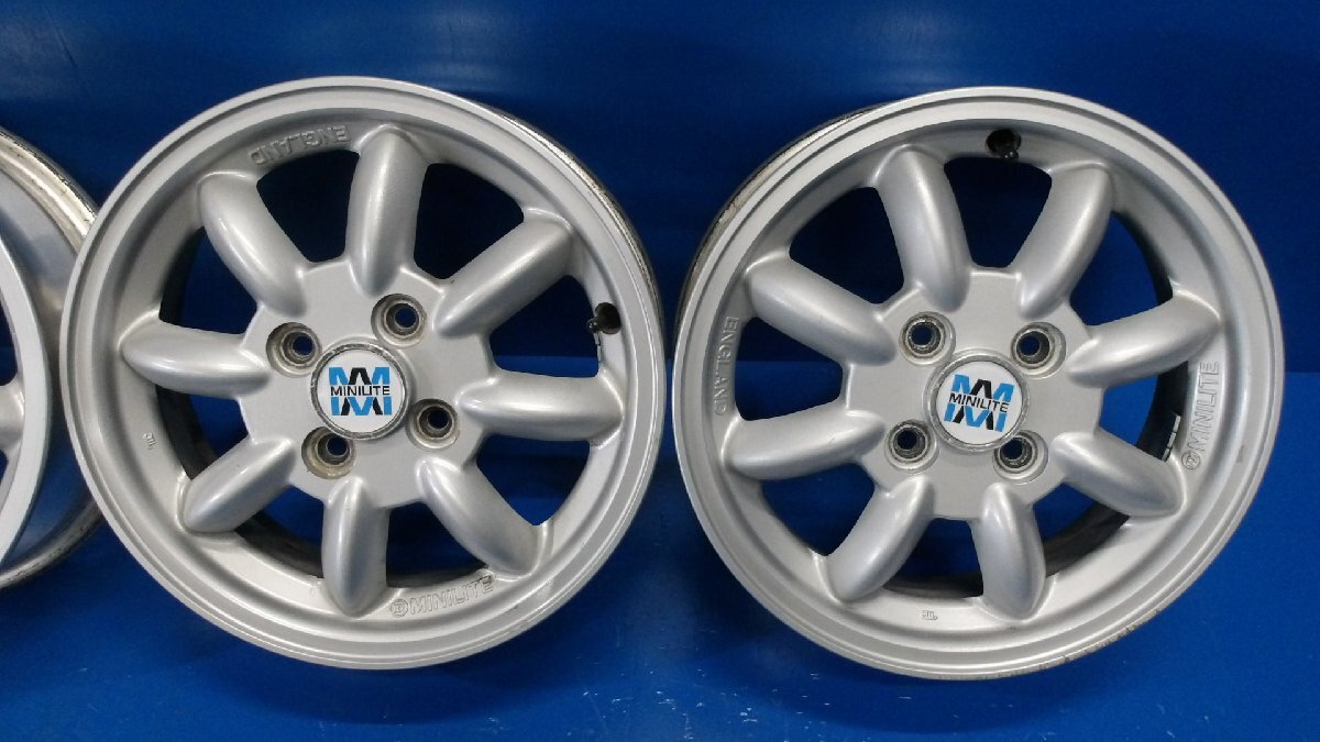 中古 ダイハツ ミラジーノ L700S MINILITE ミニライト 14x4.5J 4H 100 