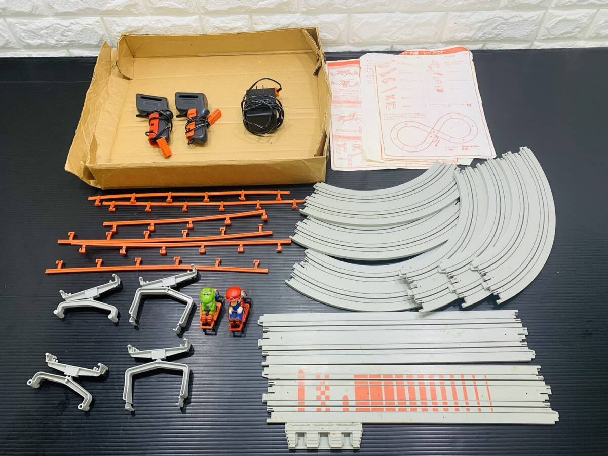 326★当時物 トミー 任天堂 Nintendo ニンテンドー スーパーマリオカート マリオサーキット TOMY AFX HO SCALE RACING スロットカー 現状_2