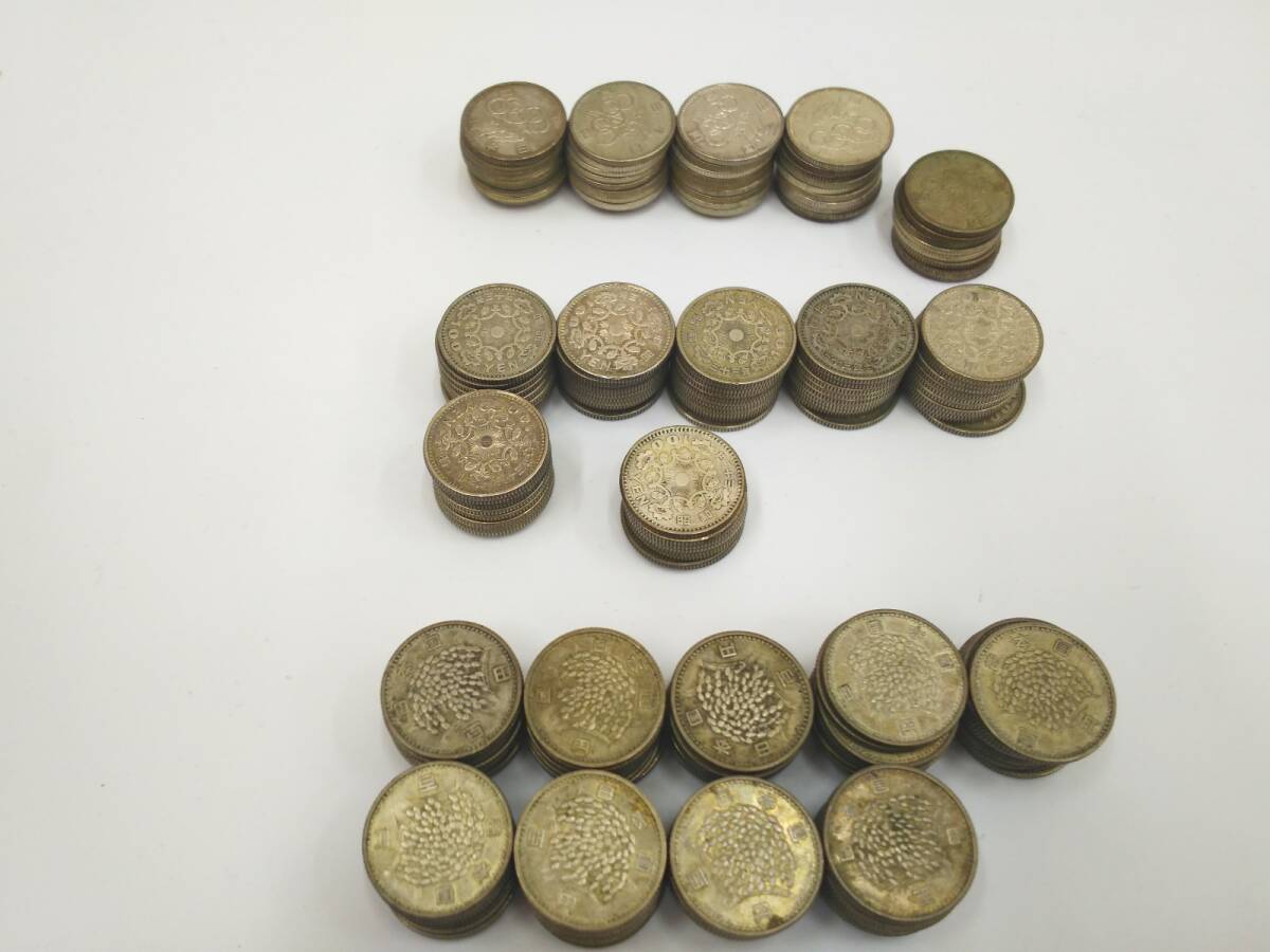 古銭まとめ 稲穂100円銀貨 90枚 / 鳳凰100円銀貨 68枚 / 昭和39年