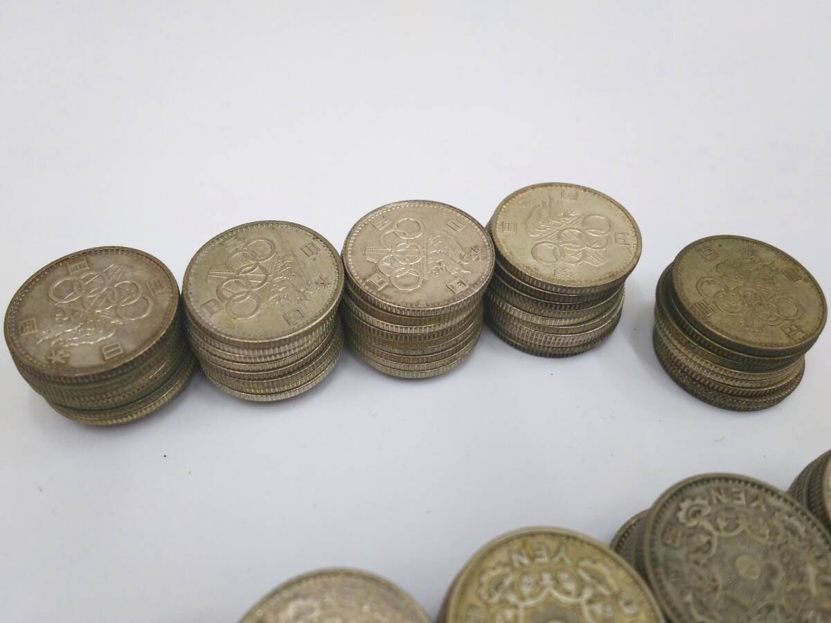 古銭まとめ 稲穂100円銀貨 90枚 / 鳳凰100円銀貨 68枚 / 昭和39年