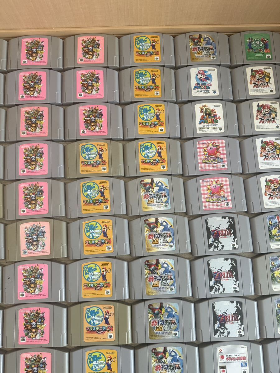 動作確認済み】Nintendo 64 ニンテンドー 64 ソフト 138本 まとめ売り