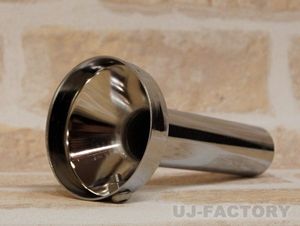 【即納！激安・消音】スチール メッキ・インナーサイレンサー★85φ(製品サイズ/出口外径