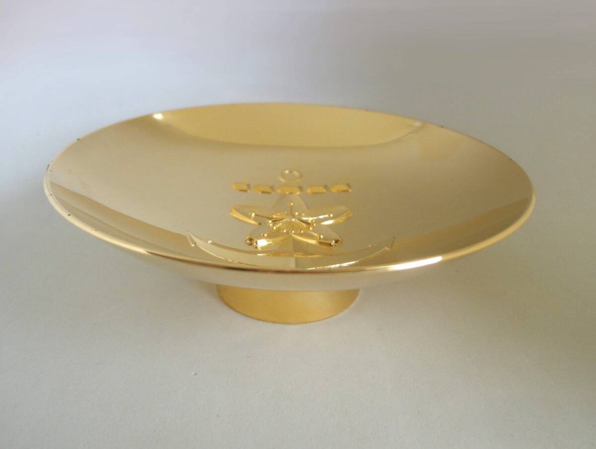 海上自衛隊 記念品 金の盃 日本 海上自衛隊 在隊記念 金杯 24K G P -