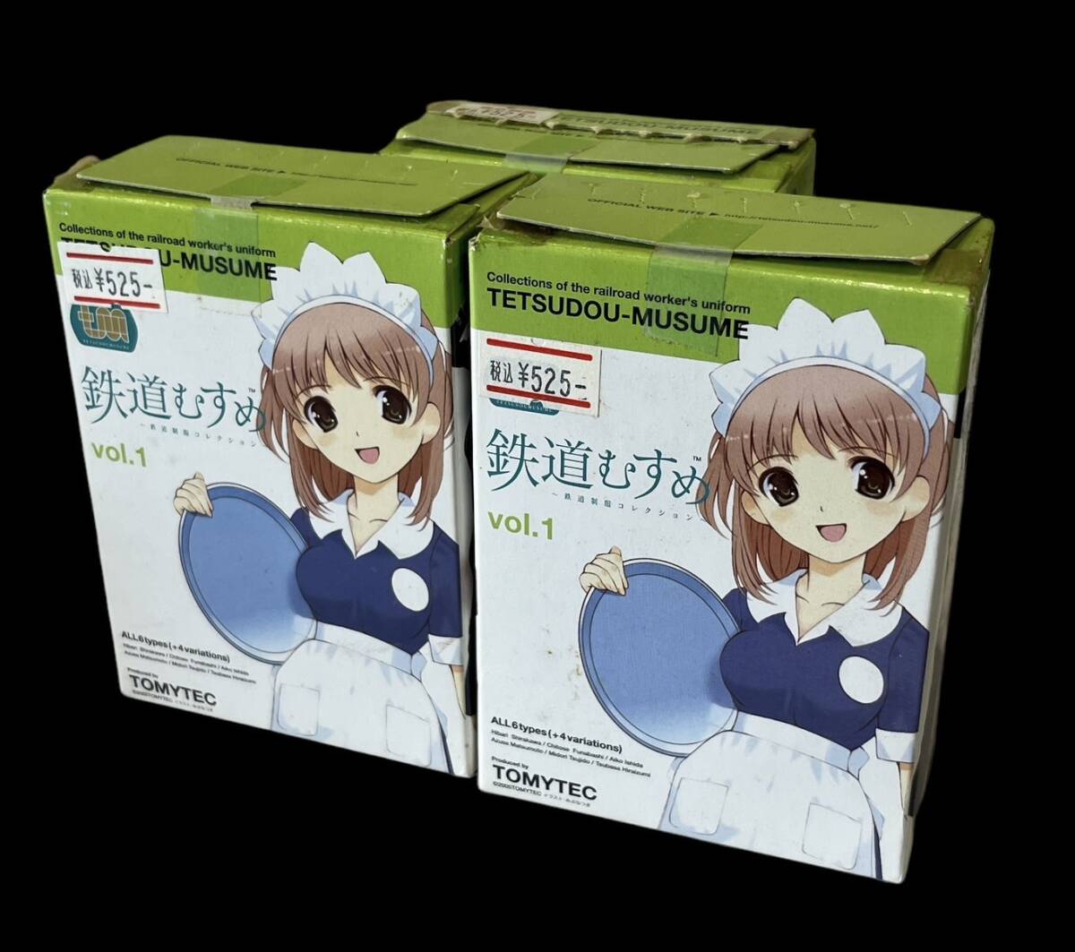 夏来ST270 フィギュア 鉄道むすめvol.1×3 ねんどろいど 新体操 仮 4体セット トリプティック トレーディングフィギュア 現状品 ...